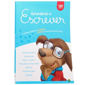 APRENDENDO A ESCREVER AZUL FIRMANDO A MÃO ED BRASILEITURA