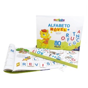 ESCOLINHA ALFABETO MÓVEL - TODOLIVRO