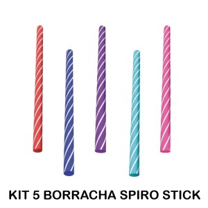 KIT 5 BORRACHA SPIRO STICK CIS