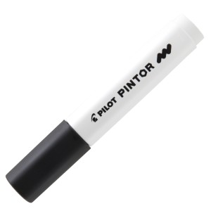 CANETA MARCADOR PILOT PINTOR MEDIA 1.4MM CLASSICA PRETO