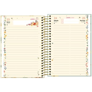 AGENDA ESPIRAL DIÁRIA POOH M5 TILIBRA