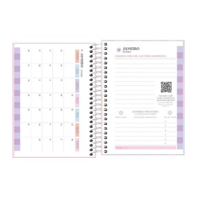 AGENDA ESPIRAL DIARIA HAPPY M4 TILIBRA