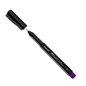 CANETA SUPERSOFT PEN 1.0 ROXO FABER-CASTELL