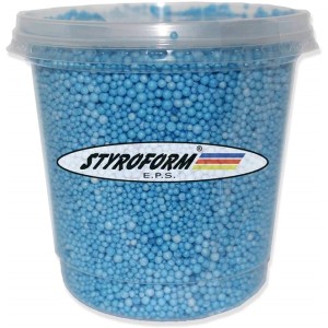 PEROLA DE ISOPOR POTE P300 750ML AZUL STYROFORM