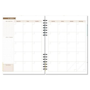 PLANNER COMPACTO MENSAL PÁSSAROS FINA IDEIA